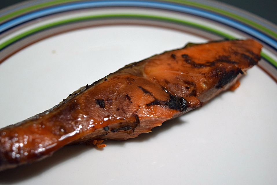 鮭醤油粕焼き