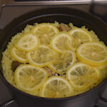 鯖缶とレモンご飯