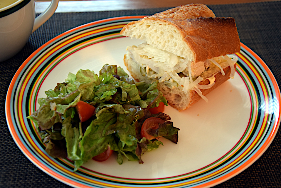 自家製ツナのツナサンド